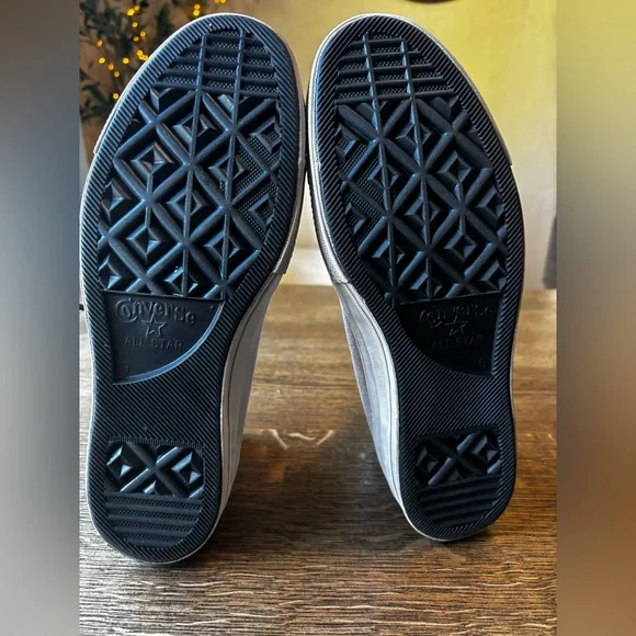 Converse Chuck 70‎ High Top Sneakers Light Grey Canvas Unisex Men 9 / Women 11 - Picture 7 of 10